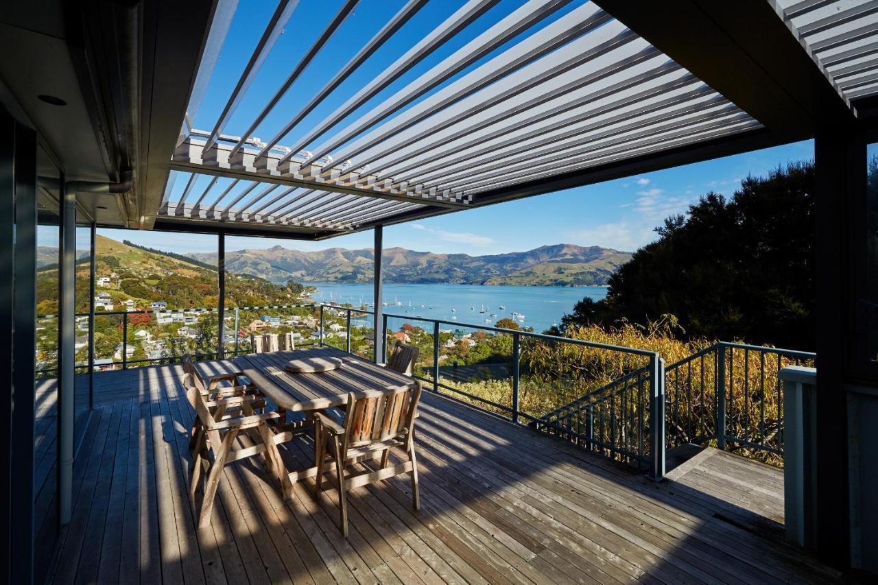 Akaroa Holiday Home Spacious And Quite With Stunning Harbour Views And Close To Town Eksteriør billede